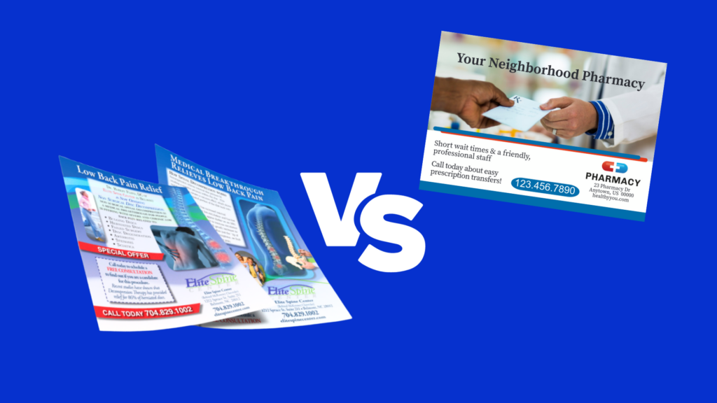 fliers vs direct mailers