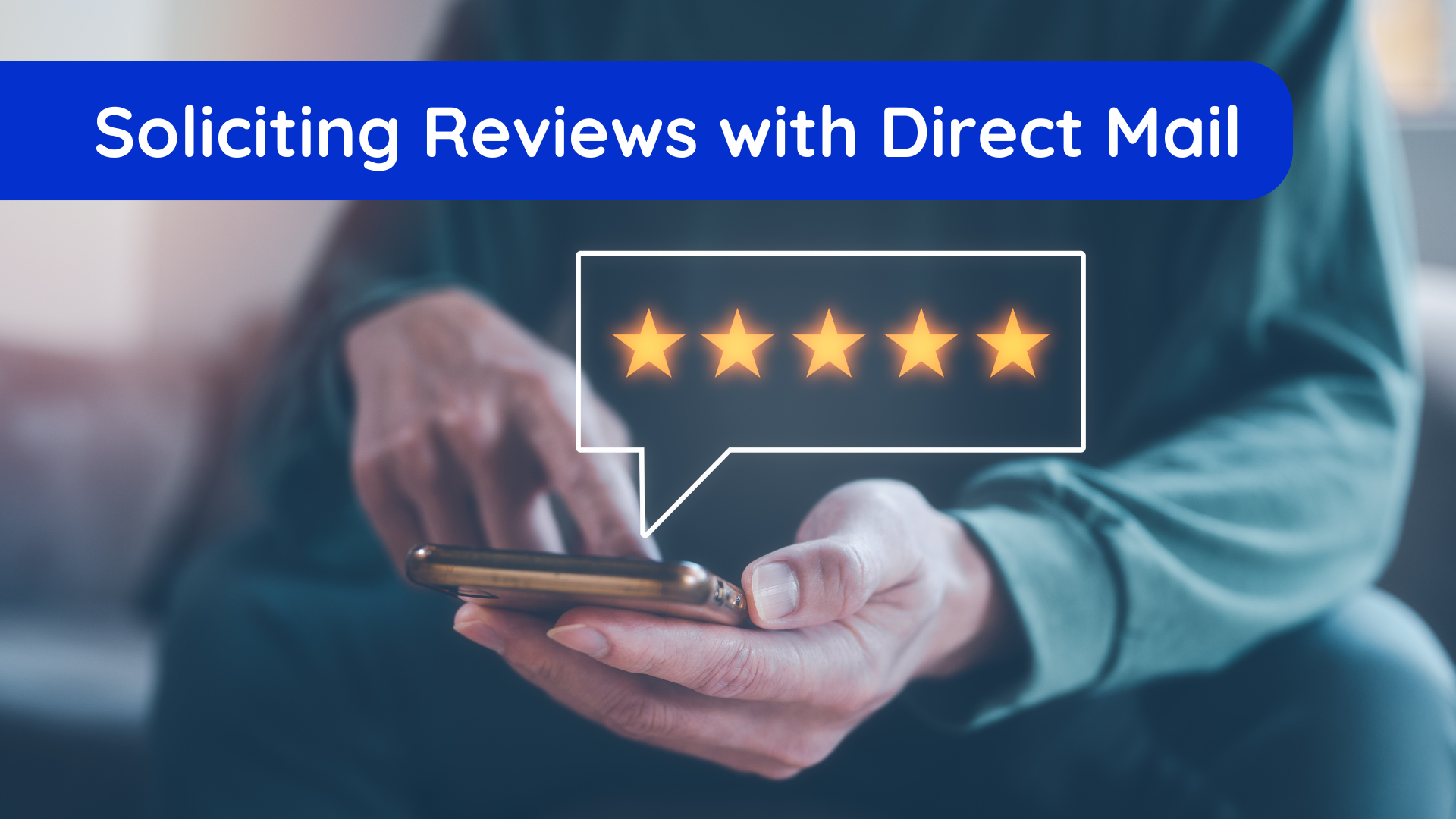 Soliciting reviews with direct mail