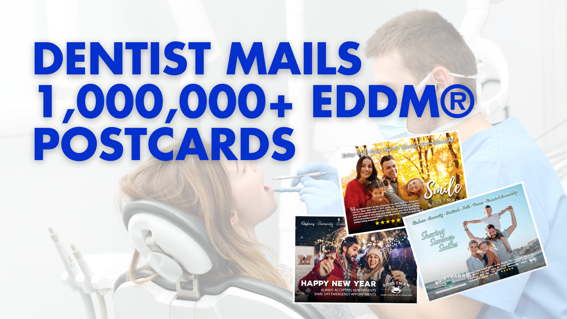 dentist mails 1,000,000+ EDDM postcards