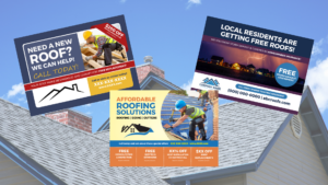 examples of direct mail postcards for roofers